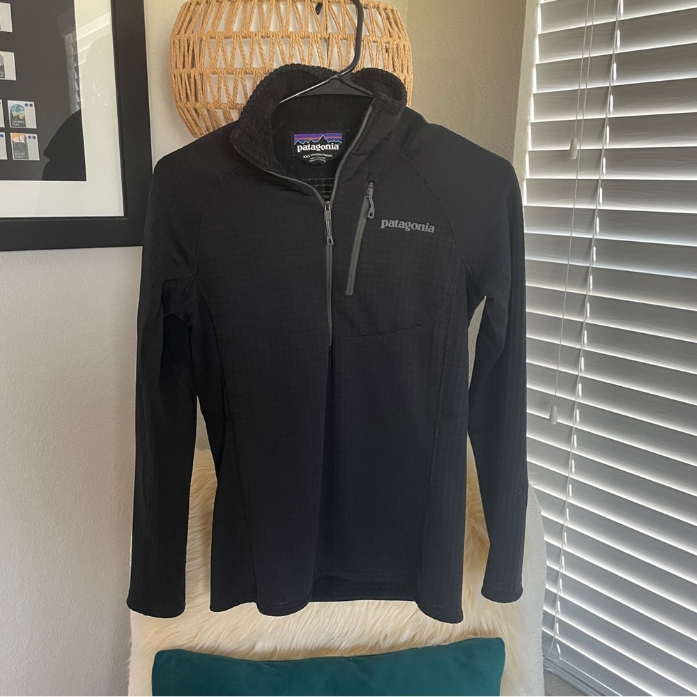 Patagonia Black R1 Polartec Quarter-zip - Womens XXS